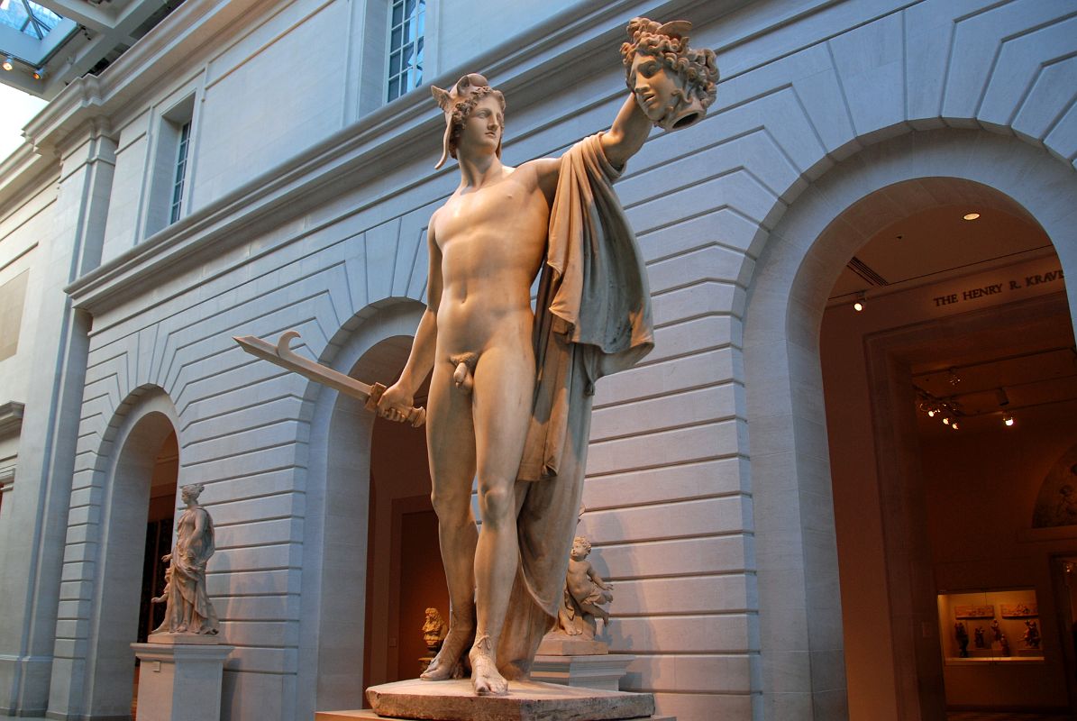 Met Highlights 12-2 European Sculpture Court - Perseus with the Head of Medusa - Antonio Canova 1804-06